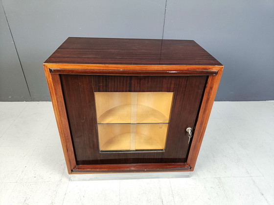 Image 1 of Mid Century Rotating Bar Cabinet, 1960S