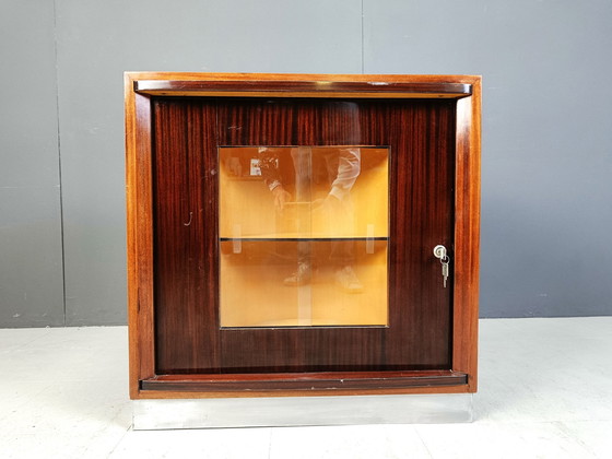 Image 1 of Mid Century Rotating Bar Cabinet, 1960S