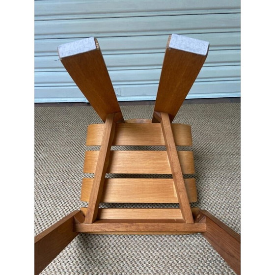 Image 1 of Set di 4 sedie vintage scandinave in olmo massello, anni '70