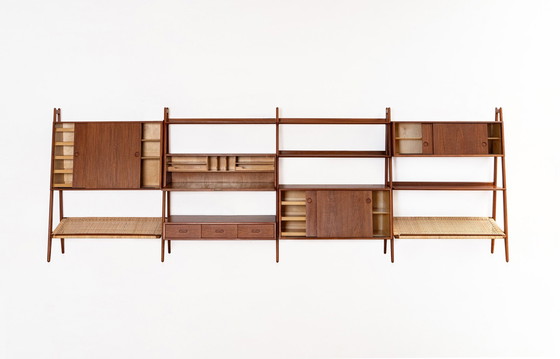 Image 1 of Bookshelf Wall Unit By Arne Vodder & Anton Borg For Vamo Møbelfabrik, 1950S