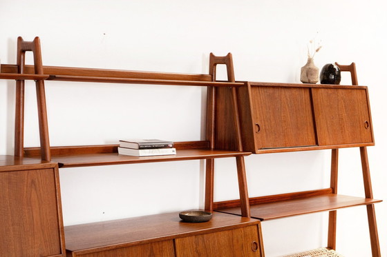 Image 1 of Bookshelf Wall Unit By Arne Vodder & Anton Borg For Vamo Møbelfabrik, 1950S