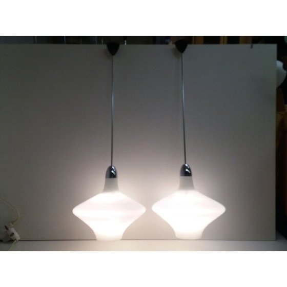 Image 1 of Coppia di lampadari di metà secolo Napako, anni '60