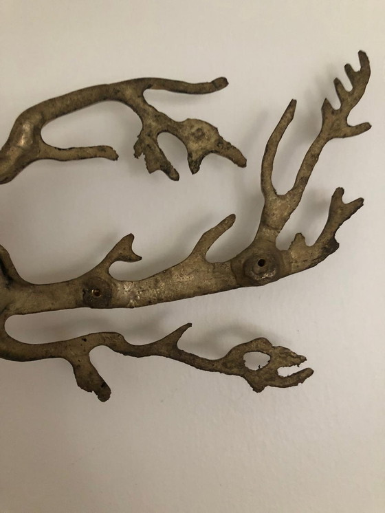 Image 1 of Brass Bonsai Wall Sculpture