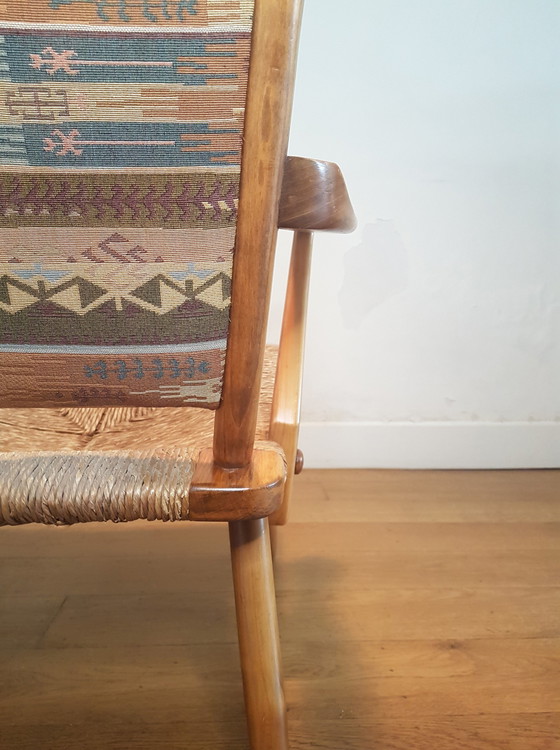 Image 1 of Fauteuil de salon Star Geldermalsen avec assise en passepoil d'agave