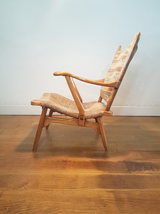 Fauteuil de salon De Ster Gelderland avec assise en passepoil de gazon