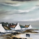 Lithography Michel Martin - Coastal Brittany