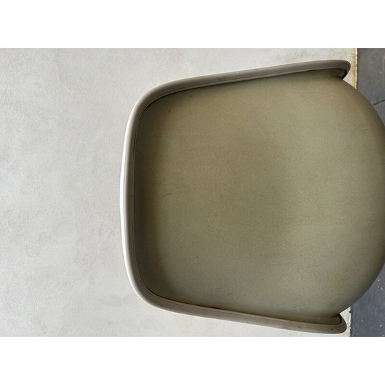 Image 1 of Pair of vintage fiberglass and faux leather La Fonda chairs by Charles and Ray Eames for Herman Miller, 1960