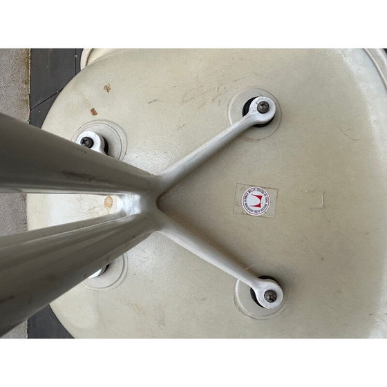 Image 1 of Pair of vintage fiberglass and faux leather La Fonda chairs by Charles and Ray Eames for Herman Miller, 1960