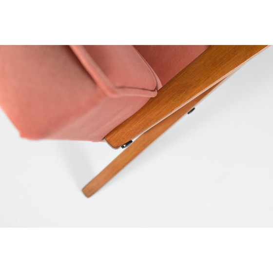 Image 1 of Vintage velvet armchair B-310 VAR pink 1960s