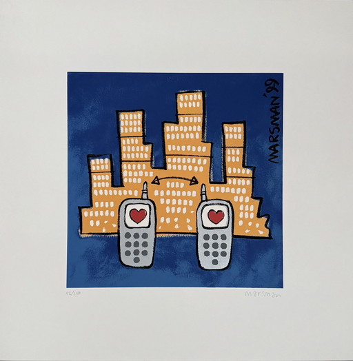 Jean Paul Marsman, Hand Signed Numbered Screenprint.