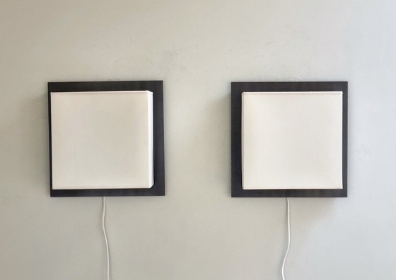 Image 1 of 2 Lámparas de pared - Diseño belga de los años 70