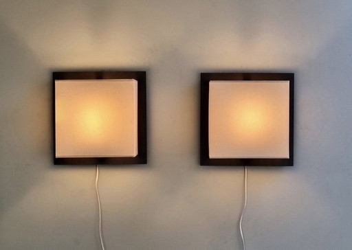 2 Wall Lamps - Belgian 70´S Design