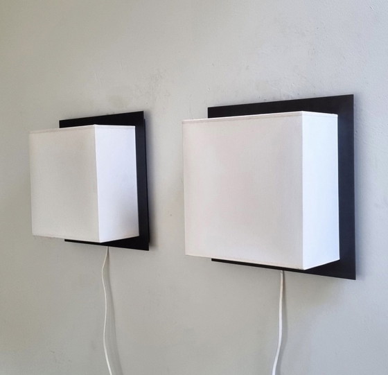 Image 1 of 2 Lámparas de pared - Diseño belga de los años 70