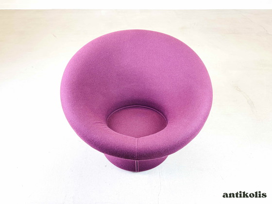 Image 1 of 4 Mushroom armchairs Artifort Pierre Paulin fabric purple