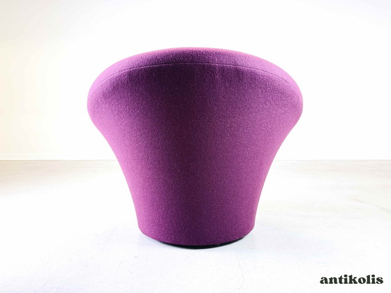 Image 1 of 4 Mushroom armchairs Artifort Pierre Paulin fabric purple