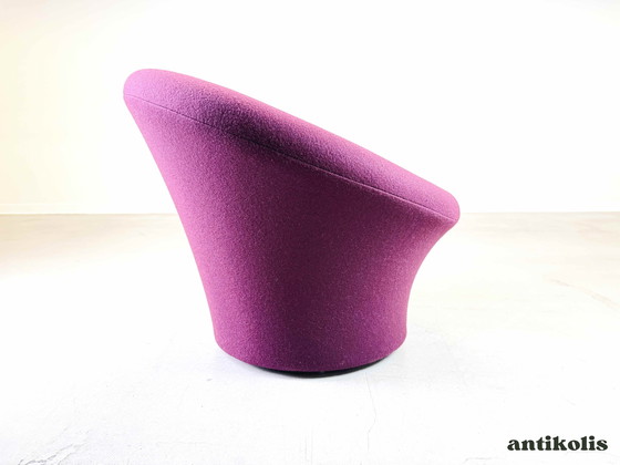 Image 1 of 4 Mushroom armchairs Artifort Pierre Paulin fabric purple