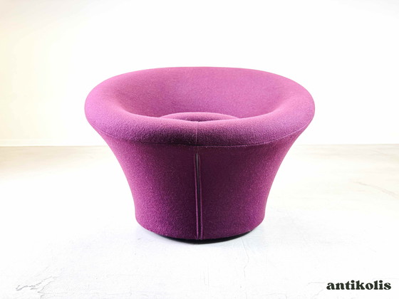 Image 1 of 4 Mushroom armchairs Artifort Pierre Paulin fabric purple