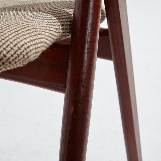 Image 1 of Set of 4 vintage model Ch29P Sawbuck teak dining chairs by Hans J. Wegner for Carl Hansen and Søn, 1950s