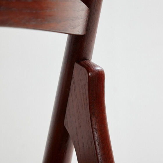 Image 1 of Set of 4 vintage model Ch29P Sawbuck teak dining chairs by Hans J. Wegner for Carl Hansen and Søn, 1950s