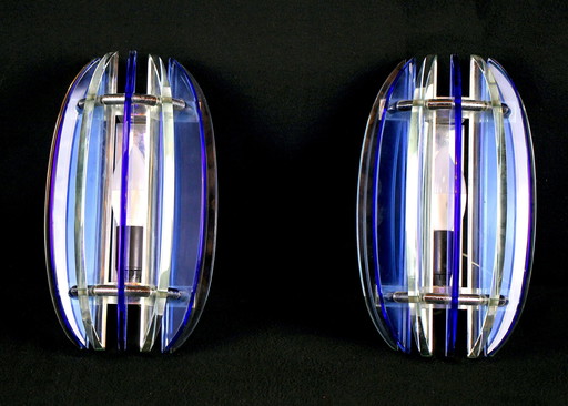 Pair Of Veca Wall Lights, Tuscany Italy 1970