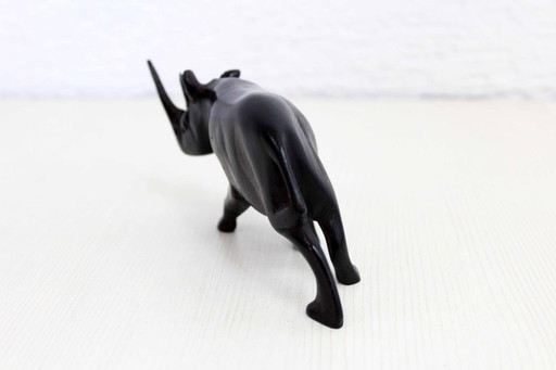 Figurine en bois Rhino 1970