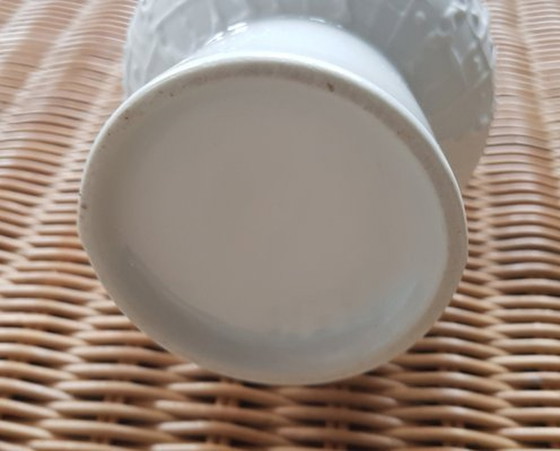 Image 1 of Space Age White Porcelain Vase From Royal Kpm, 1970S