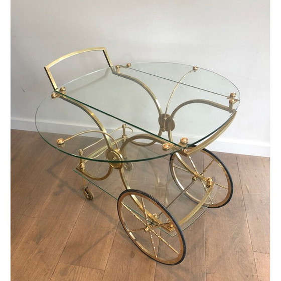 Image 1 of Vintage serving table from the Baguès House, France 1940