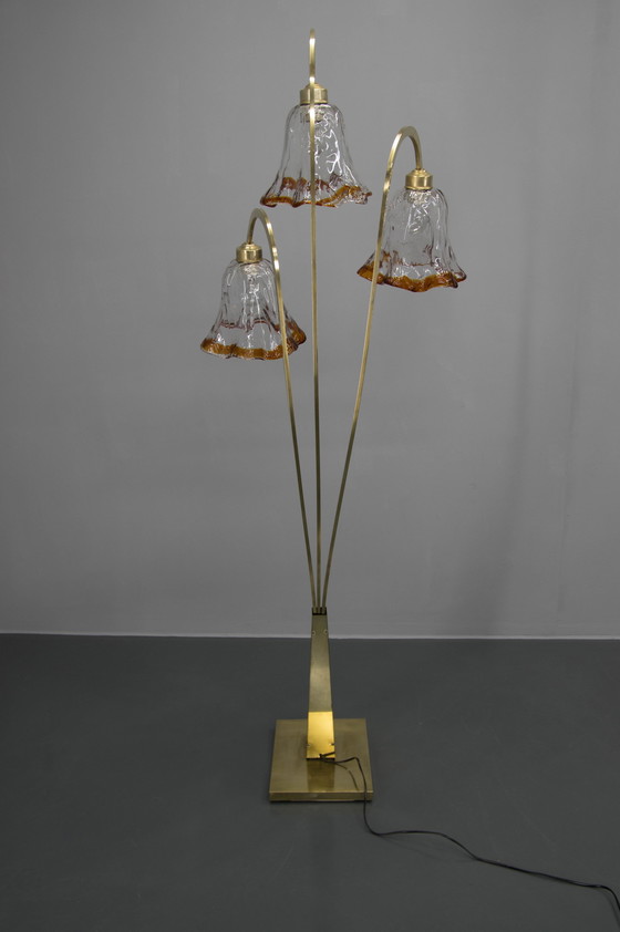 Image 1 of Murano Glass Floor Lamp, Italy, 1980S 