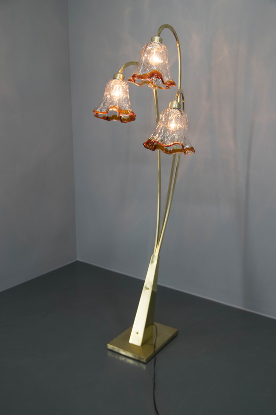 Image 1 of Murano Glass Floor Lamp, Italy, 1980S 