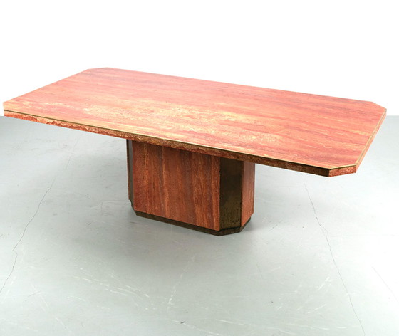 Image 1 of Paco Rabanne travertine dining table