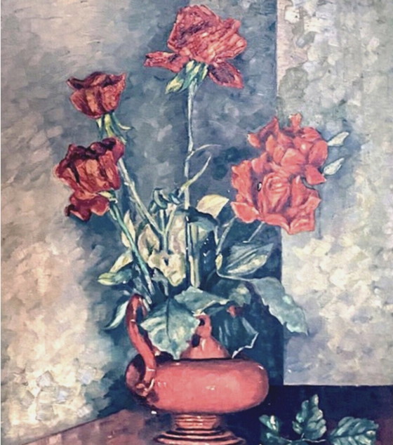 Image 1 of Grandiose still life Signed. "Grünewald"