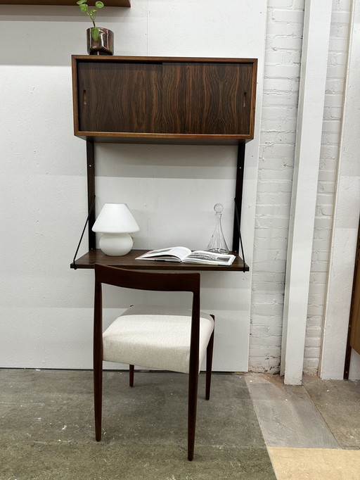 Vintage wall system | Poul Cadovius | Rosewood | Desk