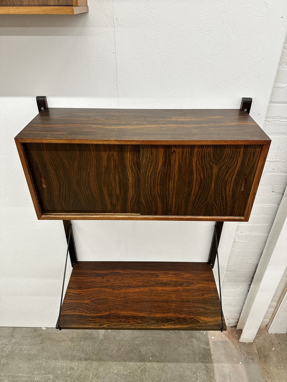 Image 1 of Vintage wall system | Poul Cadovius | Rosewood | Desk