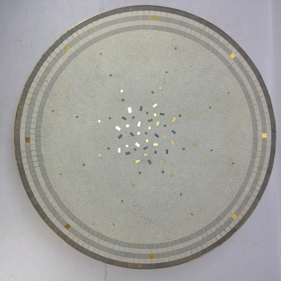 Image 1 of Vintage mosaic coffee table by Berthold Muller, 1950