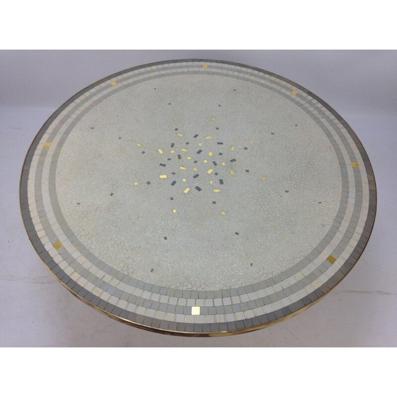 Image 1 of Vintage mosaic coffee table by Berthold Muller, 1950
