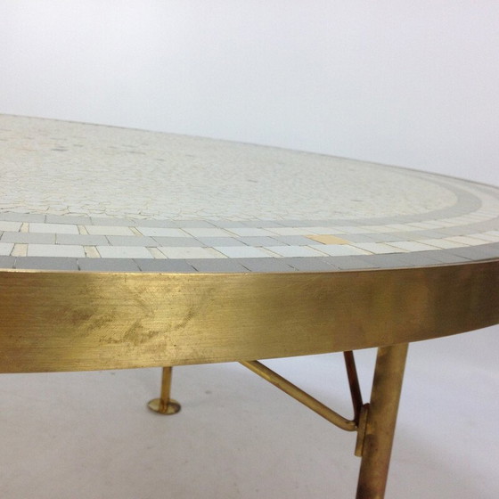 Image 1 of Vintage mosaic coffee table by Berthold Muller, 1950