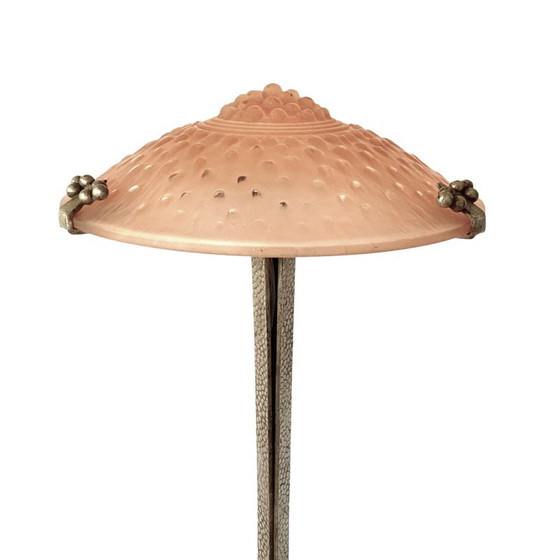 Image 1 of Lampada da tavolo vintage Art Déco di Muller Freres Luneville per Edgar Brandt, Francia anni '30