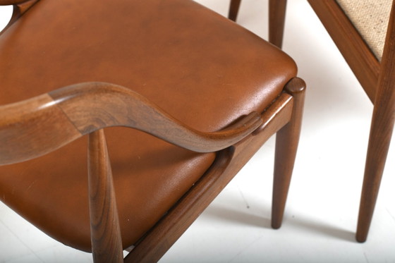 Image 1 of Teak Dining Chairs by Johannes Andersen 1960s