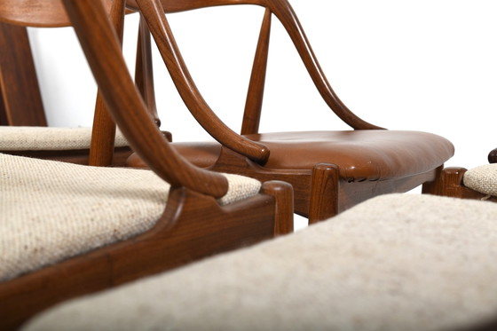 Image 1 of Teak Dining Chairs by Johannes Andersen 1960s