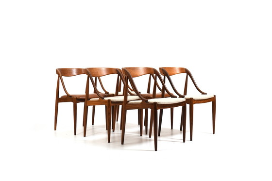 Image 1 of Teak Dining Chairs by Johannes Andersen 1960s