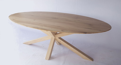 Oak Oval Dining Table