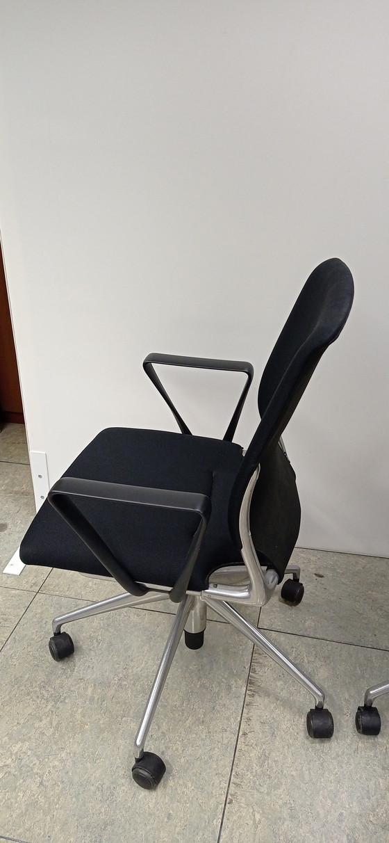 Image 1 of 2x Vitra Meda Chairs design Alberto Meda