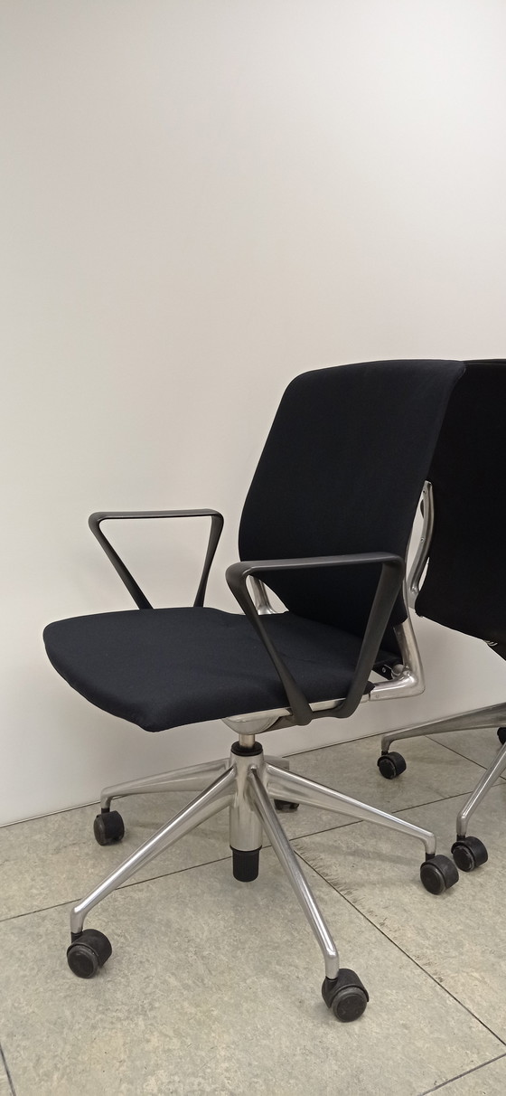 Image 1 of 2x Vitra Meda Chairs design Alberto Meda