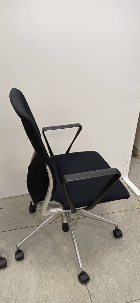 Image 1 of 2x Vitra Meda Chairs design Alberto Meda