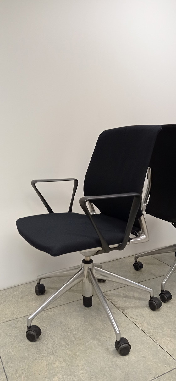 Image 1 of 2x Vitra Meda Chairs design Alberto Meda