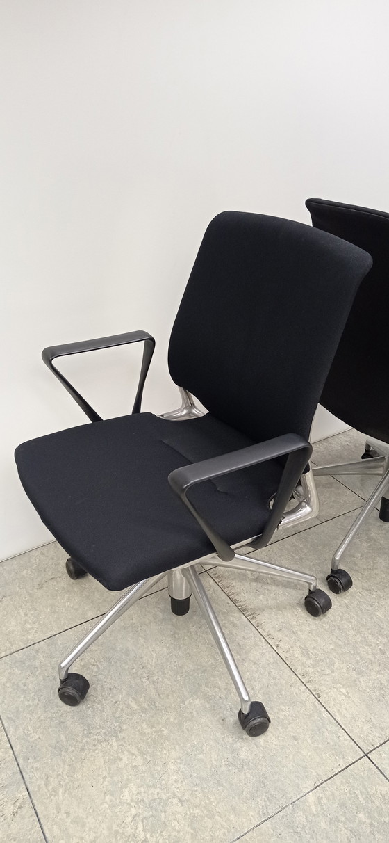 Image 1 of 2x Vitra Meda Chairs design Alberto Meda