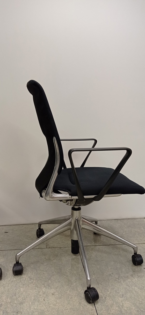 Image 1 of 2x Vitra Meda Chairs design Alberto Meda