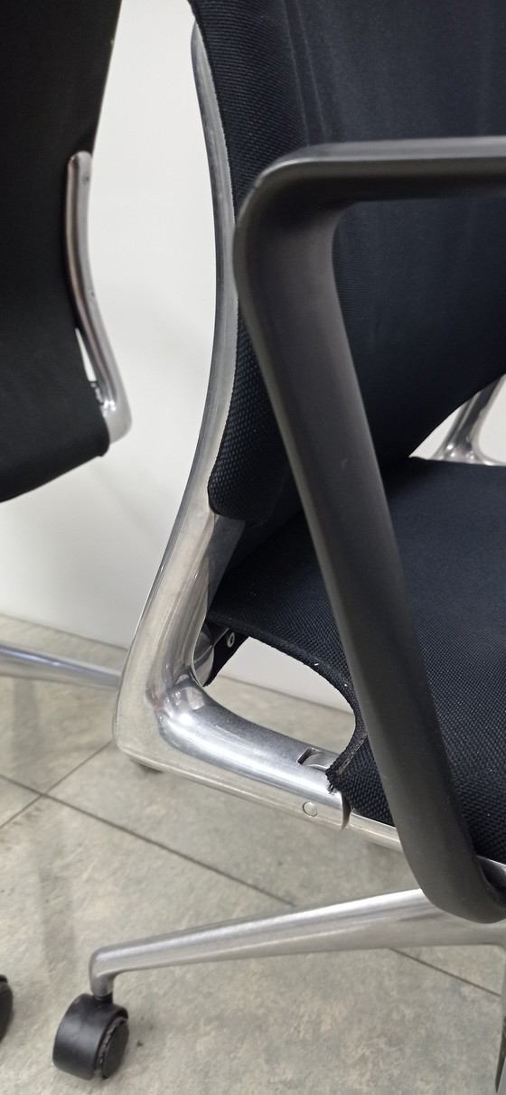 Image 1 of 2x Vitra Meda Chairs design Alberto Meda