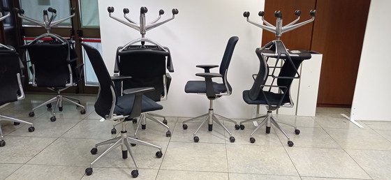 Image 1 of 2x Vitra Meda Chairs design Alberto Meda