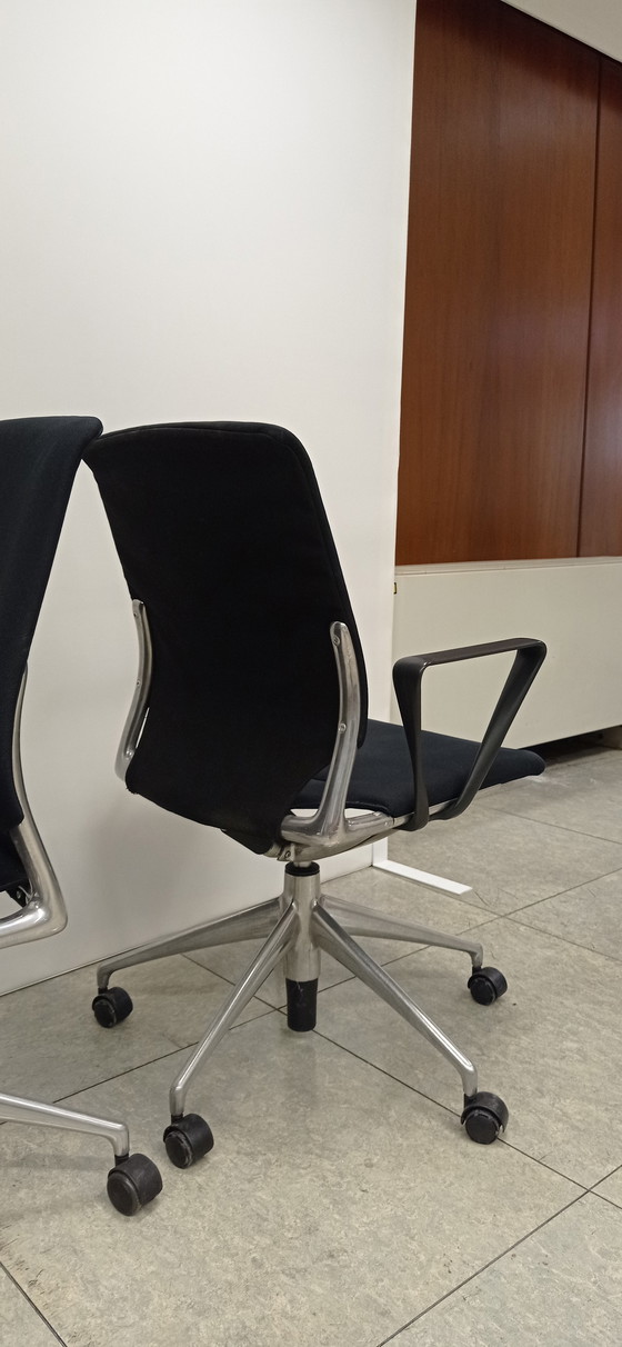 Image 1 of 2x Vitra Meda Chairs design Alberto Meda